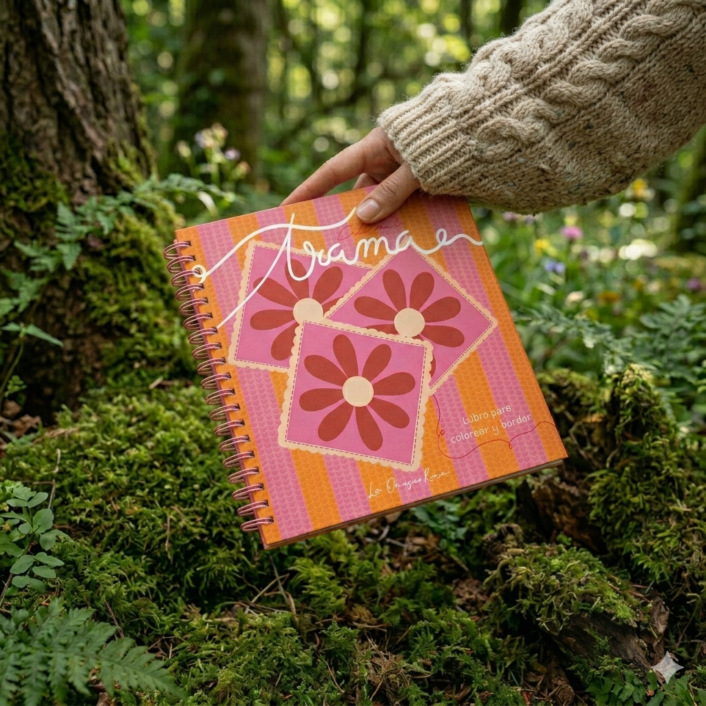 TRAMA - Libro para colorear y bordar