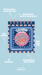 GRANNY TERAPIA - Libro para colorear y bordar