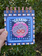 GRANNY TERAPIA - Libro para colorear y bordar